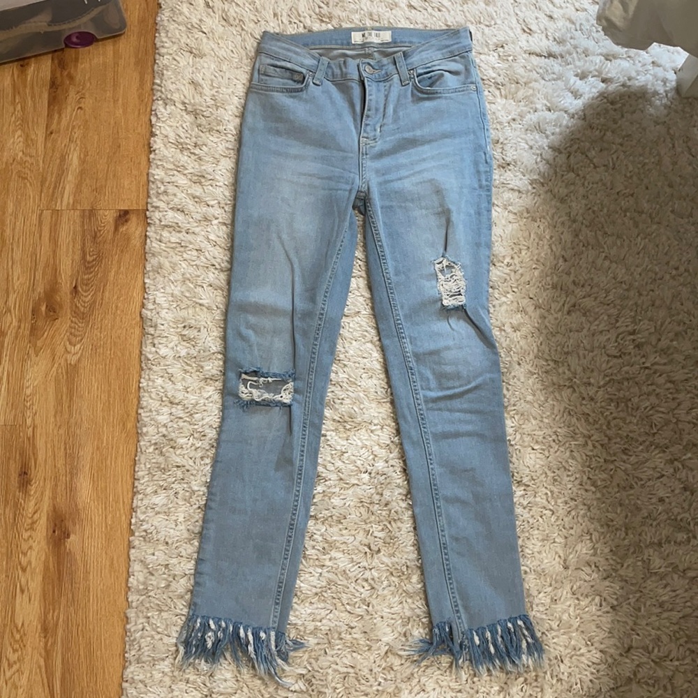 Free People Frayed Jeans
